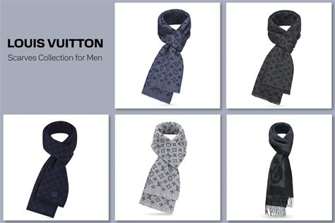 lv halsduk herr|Scarves Collection for Men .